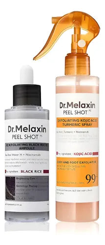 KIT MELAXIN (ACLARANTE + EXFOLIANTE ARROZ